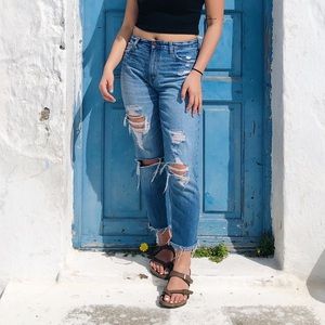 Abercrombie mom jeans